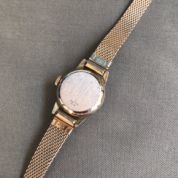 vintage bangle with gold watch - Picture 3 of 5